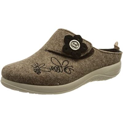 Fly Flot Femme Chausson, Marron, 40 EU - Publicité Fly Flot Femme Chausson, Marron, 40 EU - Publicité