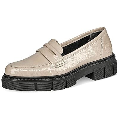 Rieker Mocassins M3862 pour Femme, Beige, 40 EU - Publicité Rieker Mocassins M3862 pour Femme, Beige, 40 EU - Publicité