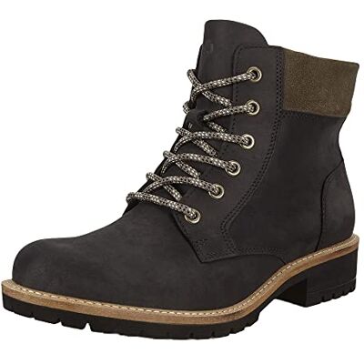 ECCO Femme Elaina Boots, Black/Tarmac, 37 EU - Publicité ECCO Femme Elaina Boots, Black/Tarmac, 37 EU - Publicité