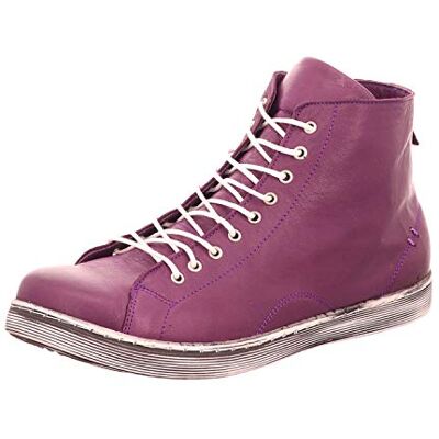 Andrea Conti Sneaker High 0341500 Bottes à lacets pour femme avec fermeture éclair, prune, 38 EU - Publicité Andrea Conti Sneaker High 0341500 Bottes à lacets pour femme avec fermeture éclair, prune, 38 EU - Publicité