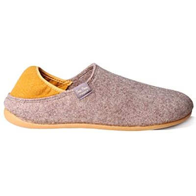 TONI PONS Chaussons de Maison pour Hommes en Feutre recyclé Nepal-FR Taupe, 45 EU. Publicité TONI PONS Chaussons de Maison pour Hommes en Feutre recyclé Nepal-FR Taupe, 45 EU. Publicité