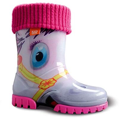 demar. Kinder Gummistiefel gefüttert TWISTER LUX (28/29, Pony) (Pony, numeric_32) - Publicité demar. Kinder Gummistiefel gefüttert TWISTER LUX (28/29, Pony) (Pony, numeric_32) - Publicité