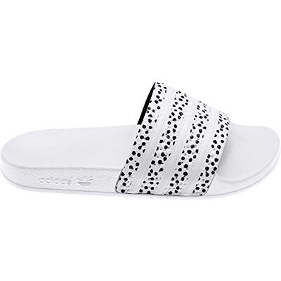 Adidas Adilette, Tongs Femme, Cloud White Core Black Cloud White, 37 EU - Publicité Adidas Adilette, Tongs Femme, Cloud White Core Black Cloud White, 37 EU - Publicité