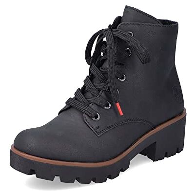 Rieker Femme Bottines 79240, Dame Bottines à Lacets,Botte à Lacets,Chaussure de Transition,Botte,Demi-Botte,Noir (Schwarz / 00),37 EU / 4 UK - Publicité Rieker Femme Bottines 79240, Dame Bottines à Lacets,Botte à Lacets,Chaussure de Transition,Botte,Demi-Botte,Noir (Schwarz / 00),37 EU / 4 UK - Publicité