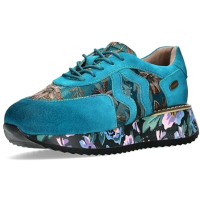 LAURA VITA Chaussures à Lacets Sneaker pour Femmes Delphine 01, Pointure:38 EU, La Couleur:Bleu - Publicité LAURA VITA Chaussures à Lacets Sneaker pour Femmes Delphine 01, Pointure:38 EU, La Couleur:Bleu - Publicité