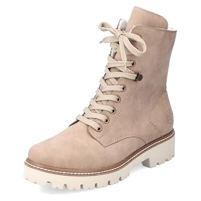 Rieker Femme Z5712 Botte Tendance, Beige, 36 EU - Publicité Rieker Femme Z5712 Botte Tendance, Beige, 36 EU - Publicité