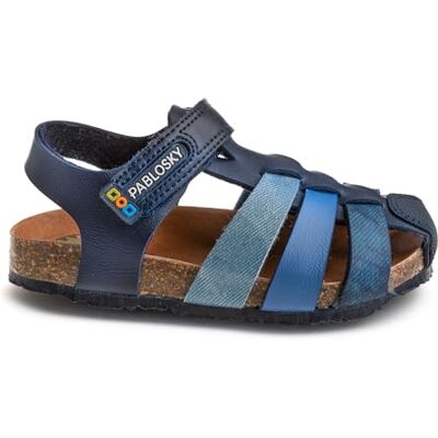 Pablosky Bio Sandale, Bleu, 37 EU Large - Publicité Pablosky Bio Sandale, Bleu, 37 EU Large - Publicité
