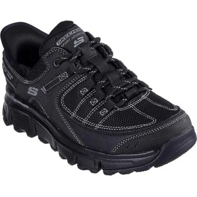 Skechers Femme Summits At Espadrilles, Black Synthetic Mesh Black Trim, 41 EU - Publicité Skechers Femme Summits At Espadrilles, Black Synthetic Mesh Black Trim, 41 EU - Publicité
