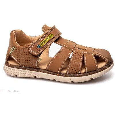 Pablosky Quizz Sandale, Marron, 28 EU Large - Publicité Pablosky Quizz Sandale, Marron, 28 EU Large - Publicité
