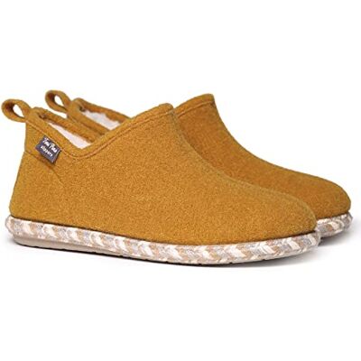 TONI PONS Chaussons de maison pour femmes en feutre Ocre, 39 EU - Publicité TONI PONS Chaussons de maison pour femmes en feutre Ocre, 39 EU - Publicité