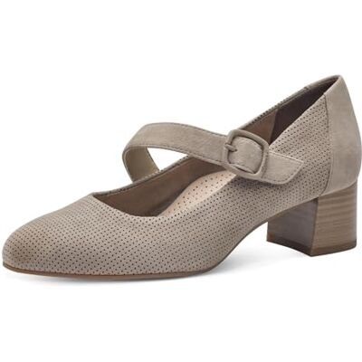 Tamaris Comfort Escarpins Mary Jane Femme Cuir à Bride, Hellgrau, 39 EU - Publicité Tamaris Comfort Escarpins Mary Jane Femme Cuir à Bride, Hellgrau, 39 EU - Publicité