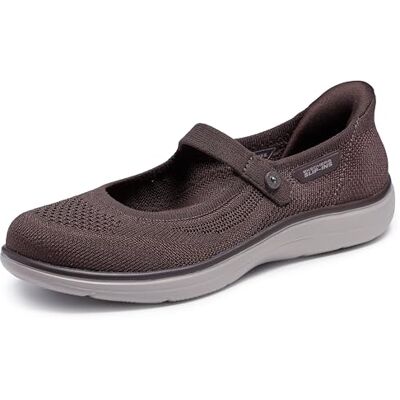 Skechers Chaussures Basses Mary Jane pour Femme sans Lacets pour Mains Libres, Flex Radiant-Estel - Publicité Skechers Chaussures Basses Mary Jane pour Femme sans Lacets pour Mains Libres, Flex Radiant-Estel - Publicité