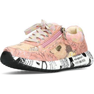 LAURA VITA Chaussures à Lacets Sneaker pour Femmes , Pointure:39 EU, La Couleur:Rose - Publicité LAURA VITA Chaussures à Lacets Sneaker pour Femmes , Pointure:39 EU, La Couleur:Rose - Publicité