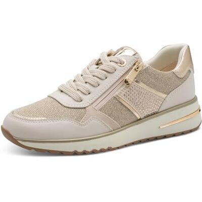 MARCO TOZZI Baskets Femme Semelle intérieure Amovible Feel Me Douce Doublure Douce Moderne, Beige (Cream Comb), 39 EU - Publicité MARCO TOZZI Baskets Femme Semelle intérieure Amovible Feel Me Douce Doublure Douce Moderne, Beige (Cream Comb), 39 EU - Publicité