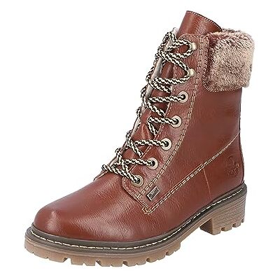 Rieker Femme Y9530 Bottes à Lacets, Marron, 38 EU - Publicité Rieker Femme Y9530 Bottes à Lacets, Marron, 38 EU - Publicité