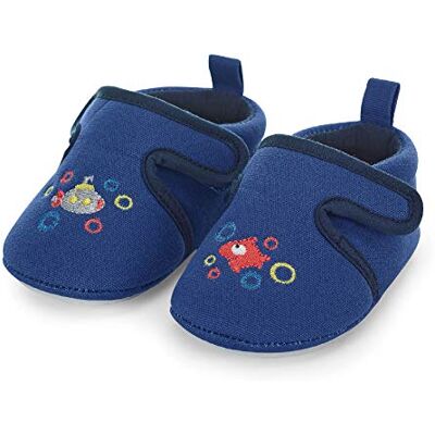 Sterntaler Baby-Krabbelschuh, Chaussons bébé garçon, Bleu (Blau 356), 15/16 EU - Publicité Sterntaler Baby-Krabbelschuh, Chaussons bébé garçon, Bleu (Blau 356), 15/16 EU - Publicité
