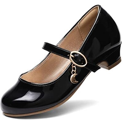 DREAM PAIRS Ballerines Filles Mary Jane Chaussures de Princesse Chaussures de Communion Chaussures d'école,Size 30,Noir/Pat,KFL219 - Publicité DREAM PAIRS Ballerines Filles Mary Jane Chaussures de Princesse Chaussures de Communion Chaussures d'école,Size 30,Noir/Pat,KFL219 - Publicité