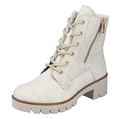 Rieker Femme X5719 Bottes à Lacets, Beige, 39 EU - Publicité Rieker Femme X5719 Bottes à Lacets, Beige, 39 EU - Publicité