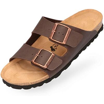 BOnova Mules pour homme Claquettes confortables pour homme Chaussons avec semelle intérieure Chaussons antidérapants avec semelle en caoutchouc Chaussons de qualité supérieure pour l'intérieur - Publicité BOnova Mules pour homme Claquettes confortables pour homme Chaussons avec semelle intérieure Chaussons antidérapants avec semelle en caoutchouc Chaussons de qualité supérieure pour l'intérieur - Publicité