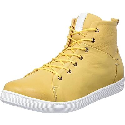 Andrea Conti Baskets pour Femme, Blanc Curry, 40 EU - Publicité Andrea Conti Baskets pour Femme, Blanc Curry, 40 EU - Publicité