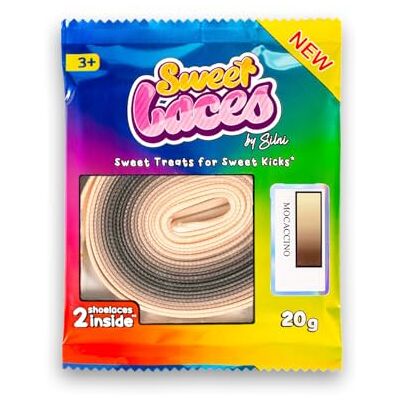 SweetLaces Originals 2 Lacets Plats 105 cm Mocaccino Couleur en Dégradé Pour Sneakers, Basket, Air Jordan, Campus 00s Lavables en Machine Designés en France Marron/Crème - Publicité SweetLaces Originals 2 Lacets Plats 105 cm Mocaccino Couleur en Dégradé Pour Sneakers, Basket, Air Jordan, Campus 00s Lavables en Machine Designés en France Marron/Crème - Publicité