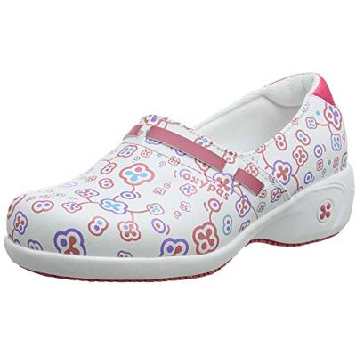 Oxypas Lucia, Chaussures de Protection pour Femme, Blanc (Flr), 41 EU - Publicité Oxypas Lucia, Chaussures de Protection pour Femme, Blanc (Flr), 41 EU - Publicité