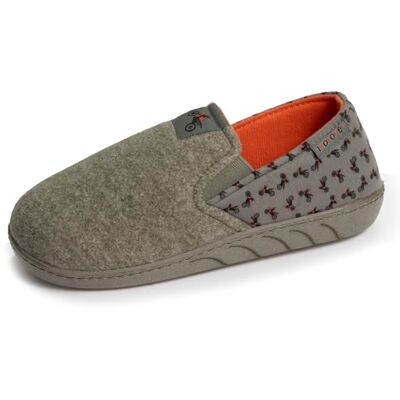 Isotoner Chaussons pantoufles Mocassins garçon enfilage facile, semelle ergonomique confort, 39, kaki chiné - Publicité Isotoner Chaussons pantoufles Mocassins garçon enfilage facile, semelle ergonomique confort, 39, kaki chiné - Publicité