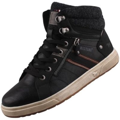 MUSTANG Bottes pour homme, Noir , 43 EU - Publicité MUSTANG Bottes pour homme, Noir , 43 EU - Publicité