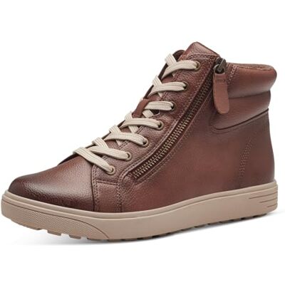 Jana baskets montantes femme avec fermeture éclair vegan, Cognac, 40 EU - Publicité Jana baskets montantes femme avec fermeture éclair vegan, Cognac, 40 EU - Publicité