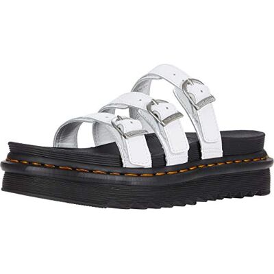 Dr. Martens Slide Sandal, Sandales Plateforme, White Hydro, - Publicité Dr. Martens Slide Sandal, Sandales Plateforme, White Hydro, - Publicité