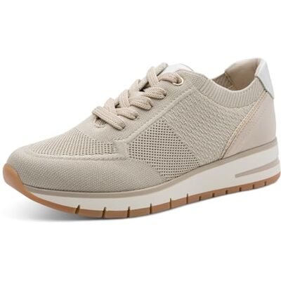 MARCO TOZZI Baskets Femme Semelle intérieure Feel Me Amovible Douce Doublure Douce Vegan Moderne, Beige (Dune Comb), 36 EU - Publicité MARCO TOZZI Baskets Femme Semelle intérieure Feel Me Amovible Douce Doublure Douce Vegan Moderne, Beige (Dune Comb), 36 EU - Publicité