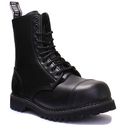 Grinders Grinder Stag CS Derby Boot Black Mens Boots Size 8 UK - Publicité Grinders Grinder Stag CS Derby Boot Black Mens Boots Size 8 UK - Publicité