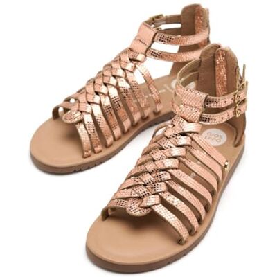 GIOSEPPO Onalaska Sandales plates pour fille, Doré rose, 33 EU - Publicité GIOSEPPO Onalaska Sandales plates pour fille, Doré rose, 33 EU - Publicité