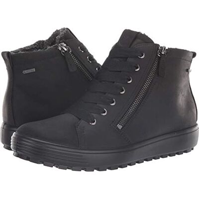 ECCO Baskets Montantes Soft 7 Tred W pour Femme, Noir, 36 EU - Publicité ECCO Baskets Montantes Soft 7 Tred W pour Femme, Noir, 36 EU - Publicité