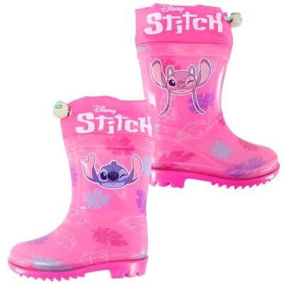Disney Stitch et Angel Bottes de Pluie Imperméables pour Fille, Tailles EU 24 à 33 (Rose, EU 28/29, Système Taille Chaussures EU, Enfant de 2 à 5 ans, Femme, Numérique (intervalle), Moyen, 28, 29) - Publicité Disney Stitch et Angel Bottes de Pluie Imperméables pour Fille, Tailles EU 24 à 33 (Rose, EU 28/29, Système Taille Chaussures EU, Enfant de 2 à 5 ans, Femme, Numérique (intervalle), Moyen, 28, 29) - Publicité