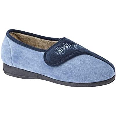 Sleepers Gemma Chaussons à scratch Femme (36 EU) (Bleu marine/Bleu) - Publicité Sleepers Gemma Chaussons à scratch Femme (36 EU) (Bleu marine/Bleu) - Publicité