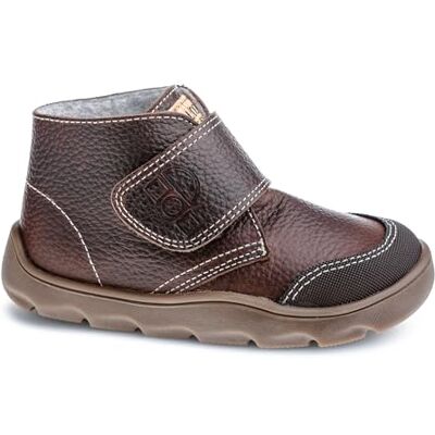 Pablosky Zero Botte Tendance, Café, 35 EU Large - Publicité Pablosky Zero Botte Tendance, Café, 35 EU Large - Publicité