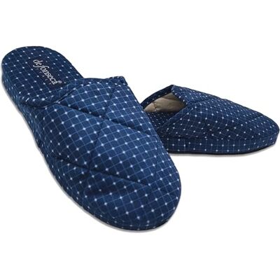 de fonseca DeFonseca Chaussons homme à Milanese, Chaussons d'hiver fermés de maison, lavables et pour invités, Motif bleu, 43/44 EU - Publicité de fonseca DeFonseca Chaussons homme à Milanese, Chaussons d'hiver fermés de maison, lavables et pour invités, Motif bleu, 43/44 EU - Publicité