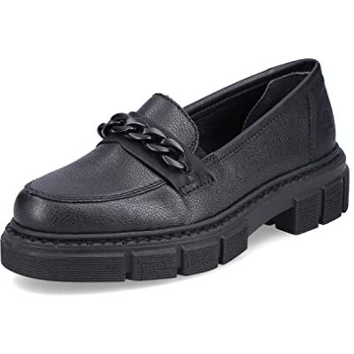 Rieker Mocassins M3861 pour Femme, Noir 01., 36 EU - Publicité Rieker Mocassins M3861 pour Femme, Noir 01., 36 EU - Publicité