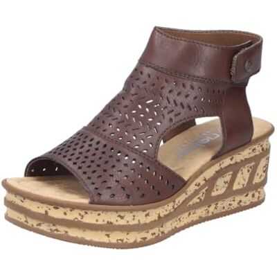Rieker 68185 Sandales pour femme Marron 36 EU - Publicité Rieker 68185 Sandales pour femme Marron 36 EU - Publicité