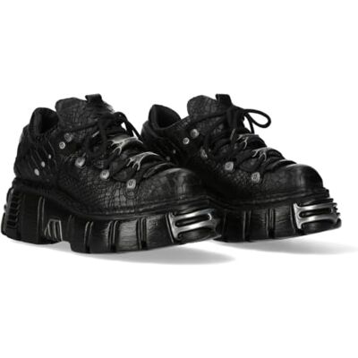 New Rock M-120N-C74 Chaussures Tower en acier noir brillant avec protection latérale et pointe, Noir , 42 EU Ancho - Publicité New Rock M-120N-C74 Chaussures Tower en acier noir brillant avec protection latérale et pointe, Noir , 42 EU Ancho - Publicité