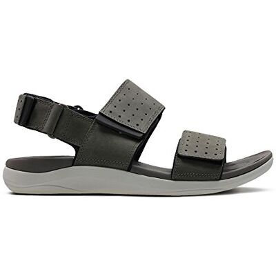 CLARKS Sandales pour Homme 26132429 Garratt Grey Nubuck Taille 42 - Publicité CLARKS Sandales pour Homme 26132429 Garratt Grey Nubuck Taille 42 - Publicité