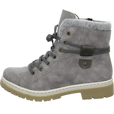 Rieker Femme Y9413 Botte Tendance, Gris Graphite 40, 37 EU - Publicité Rieker Femme Y9413 Botte Tendance, Gris Graphite 40, 37 EU - Publicité