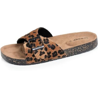 Isotoner Mules Claquettes Femme à Simple Bride léopard, Semelle intérieur Patch Talon Ultra Confortables, 37 EU, léopard - Publicité Isotoner Mules Claquettes Femme à Simple Bride léopard, Semelle intérieur Patch Talon Ultra Confortables, 37 EU, léopard - Publicité