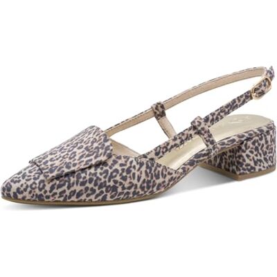 MARCO TOZZI Escarpins Femme Semelle Feel Me Souple Doublure Douce Vegan Tendance, Beige (Leo Dune), 39 EU - Publicité MARCO TOZZI Escarpins Femme Semelle Feel Me Souple Doublure Douce Vegan Tendance, Beige (Leo Dune), 39 EU - Publicité