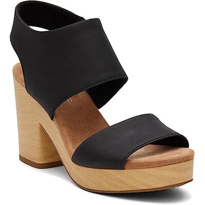 TOMS Majorca Platform Sandale à talon Femme, Total Black, 40 EU - Publicité TOMS Majorca Platform Sandale à talon Femme, Total Black, 40 EU - Publicité