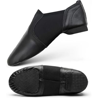 UNEED Chaussures de jazz à enfiler en néoprène, chaussures de danse jazz en cuir et chaussures de danse moderne, Noir , 41 EU - Publicité UNEED Chaussures de jazz à enfiler en néoprène, chaussures de danse jazz en cuir et chaussures de danse moderne, Noir , 41 EU - Publicité