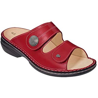 Finn Comfort Femme Sansibar Mules, Rouge, 40 EU - Publicité Finn Comfort Femme Sansibar Mules, Rouge, 40 EU - Publicité