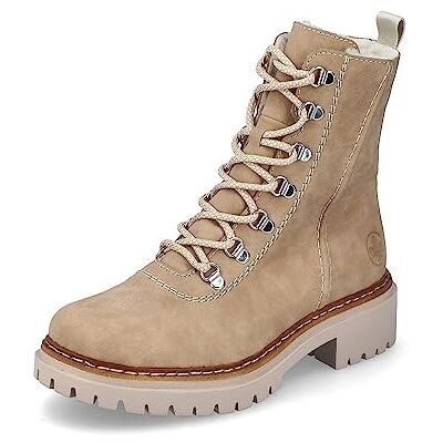 Rieker Femme Bottines 72643, Dame Bottines à Lacets,Botte à Lacets,Chaussure de Transition,Botte,Demi-Botte,Beige (Beige / 60),41 EU / 7.5 UK - Publicité Rieker Femme Bottines 72643, Dame Bottines à Lacets,Botte à Lacets,Chaussure de Transition,Botte,Demi-Botte,Beige (Beige / 60),41 EU / 7.5 UK - Publicité