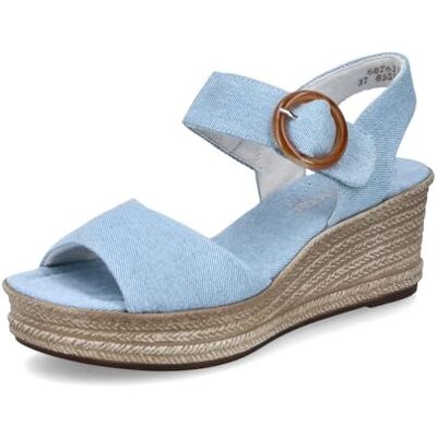 Rieker Damen Klassische Sandalen 68763, Frauen Sandalen,Sommerschuhe,Freizeitschuhe,offene Schuhe,Strandschuhe,Blau (10),36 EU / 3.5 UK - Publicité Rieker Damen Klassische Sandalen 68763, Frauen Sandalen,Sommerschuhe,Freizeitschuhe,offene Schuhe,Strandschuhe,Blau (10),36 EU / 3.5 UK - Publicité